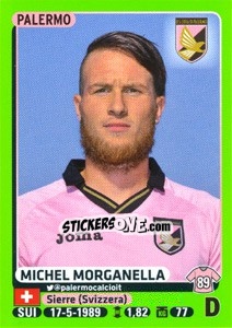 Figurina Michel Morganella - Calciatori 2014-2015 - Panini