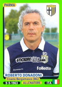 Figurina Roberto Donadoni - Calciatori 2014-2015 - Panini