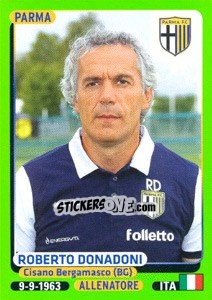 Sticker Roberto Donadoni - Calciatori 2014-2015 n. 372 - Panini