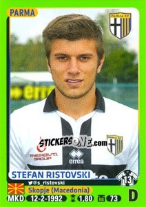Cromo Stefan Ristovski - Calciatori 2014-2015 - Panini