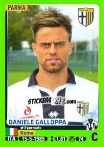 Cromo Daniele Galloppa - Calciatori 2014-2015 - Panini