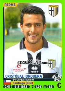 Figurina Cristóbal Jorquera - Calciatori 2014-2015 - Panini