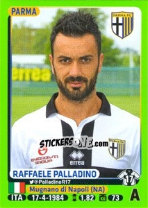 Sticker Raffaele Palladino - Calciatori 2014-2015 n. 384 - Panini