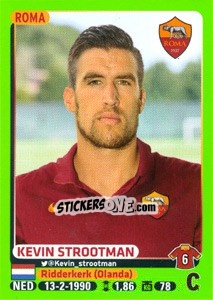 Cromo Kevin Strootman - Calciatori 2014-2015 - Panini