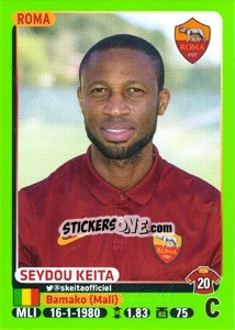 Figurina Seydou Keita - Calciatori 2014-2015 - Panini