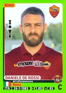Sticker Daniele De Rossi - Calciatori 2014-2015 n. 406 - Panini