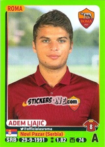 Sticker Adem Ljajic - Calciatori 2014-2015 - Panini