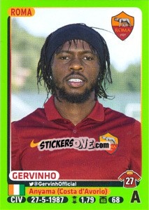 Sticker Gervinho - Calciatori 2014-2015 - Panini