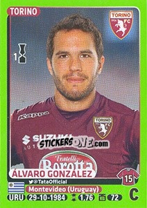 Cromo Alvaro González (Torino) - Calciatori 2014-2015 - Panini