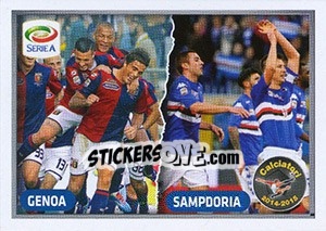 Figurina La Sorpresa - Genoa / Sampdoria - Calciatori 2014-2015 - Panini