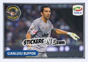 Cromo La Saracinesca - Gianluigi Buffon - Calciatori 2014-2015 - Panini