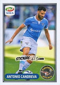 Sticker L'Uomo-assist - Antonio Candreva - Calciatori 2014-2015 n. V5 - Panini