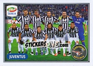 Figurina Campioni d'Inverno  Serie A TIM - Juventus - Calciatori 2014-2015 - Panini