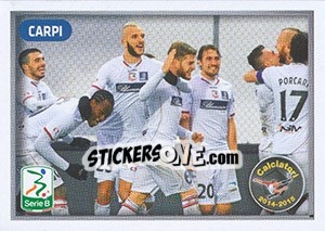 Sticker Campioni d'Inverno  Serie B - Carpi - Calciatori 2014-2015 n. V8 - Panini