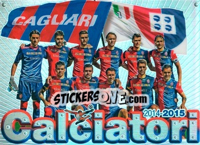 Sticker Squadra Cagliari - Calciatori 2014-2015 n. XXL-2 - Panini