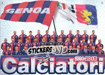 Figurina Squadra Genoa