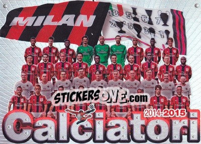 Sticker Squadra Milan - Calciatori 2014-2015 - Panini