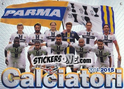 Figurina Squadra Parma - Calciatori 2014-2015 - Panini