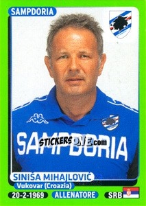 Sticker Siniša Mihajlovic - Calciatori 2014-2015 - Panini