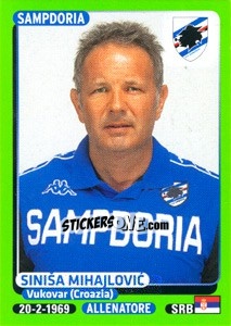 Sticker Siniša Mihajlovic - Calciatori 2014-2015 n. 424 - Panini