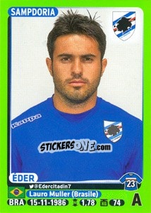 Sticker Éder - Calciatori 2014-2015 - Panini