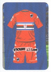 Sticker 3a Divisa Sampdoria