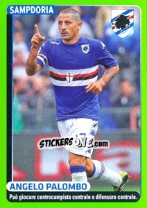 Sticker Angelo Palombo (figurina quiz) - Calciatori 2014-2015 n. 444 - Panini