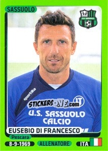 Sticker Eusebio Di Francesco - Calciatori 2014-2015 n. 450 - Panini
