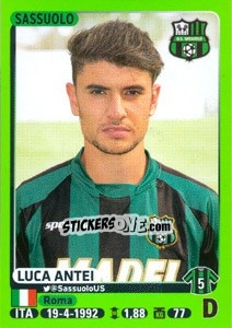 Cromo Luca Antei - Calciatori 2014-2015 - Panini