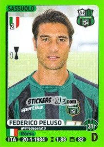 Sticker Federico Peluso - Calciatori 2014-2015 - Panini