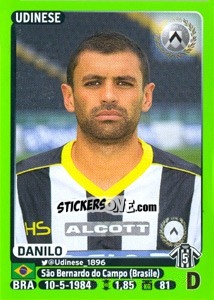 Sticker Danilo - Calciatori 2014-2015 n. 500 - Panini