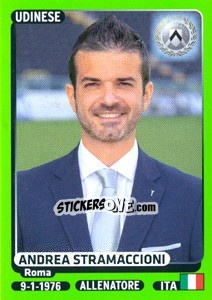 Figurina Andrea Stramaccioni - Calciatori 2014-2015 - Panini