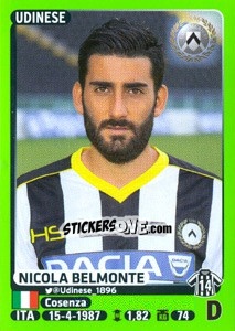 Cromo Nicola Belmonte - Calciatori 2014-2015 - Panini