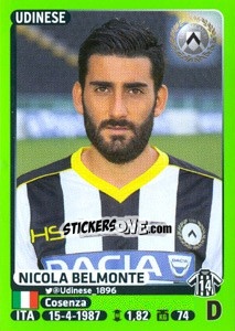 Figurina Nicola Belmonte - Calciatori 2014-2015 - Panini