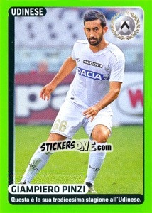 Figurina Giampiero Pinzi (figurina quiz) - Calciatori 2014-2015 - Panini