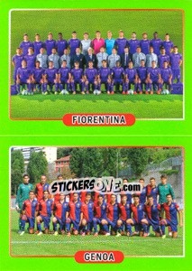 Figurina Fiorentina - Genoa - Calciatori 2014-2015 - Panini