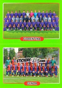 Sticker Fiorentina - Genoa - Calciatori 2014-2015 n. 525 - Panini