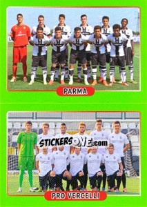Sticker Parma - Pro Vercelli - Calciatori 2014-2015 - Panini