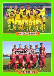 Figurina ChievoVerona - Cittadella - Calciatori 2014-2015 - Panini