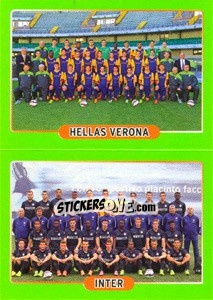 Sticker Hellas Verona - Inter - Calciatori 2014-2015 - Panini