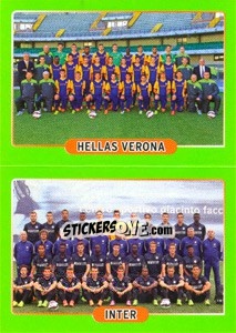 Sticker Hellas Verona - Inter - Calciatori 2014-2015 n. 534 - Panini
