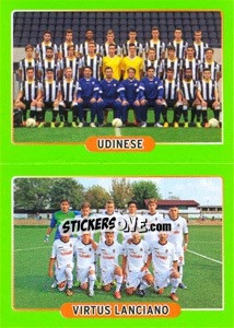 Cromo Udinese - Virtus Lanciano - Calciatori 2014-2015 - Panini