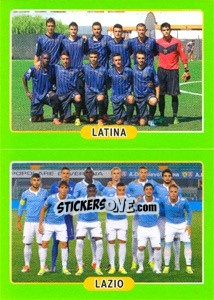 Figurina Latina - Lazio - Calciatori 2014-2015 - Panini