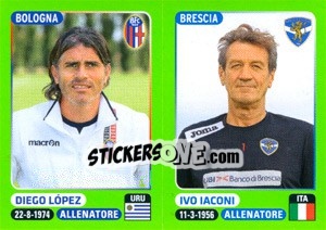 Sticker Diego López / Ivo Iaconi - Calciatori 2014-2015 n. 563 - Panini