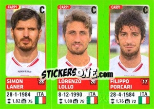 Sticker Simon Laner / Lorenzo Lollo / Filippo Porcari