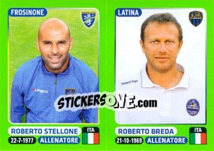 Sticker Roberto Stellone / Roberto Breda - Calciatori 2014-2015 - Panini