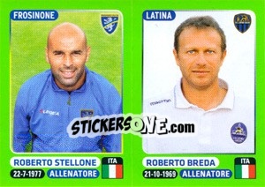 Sticker Roberto Stellone / Roberto Breda - Calciatori 2014-2015 n. 611 - Panini