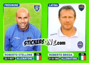 Figurina Roberto Stellone / Roberto Breda - Calciatori 2014-2015 - Panini