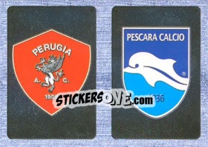 Figurina Scudetto Perugia - Scudetto Pescara