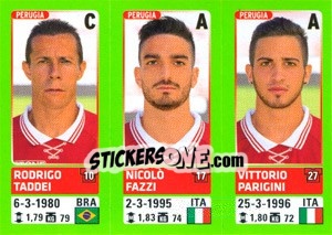 Figurina Rodrigo Taddei - Nicolò Fazzi - Vittorio Parigini - Calciatori 2014-2015 - Panini